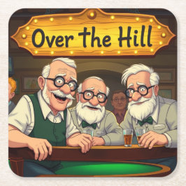 Der Hill Club Rechteckiger Pappuntersetzer