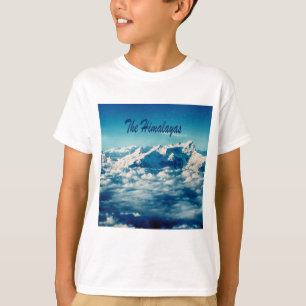 Der Himalaya-Gebirge mit Text T-Shirt