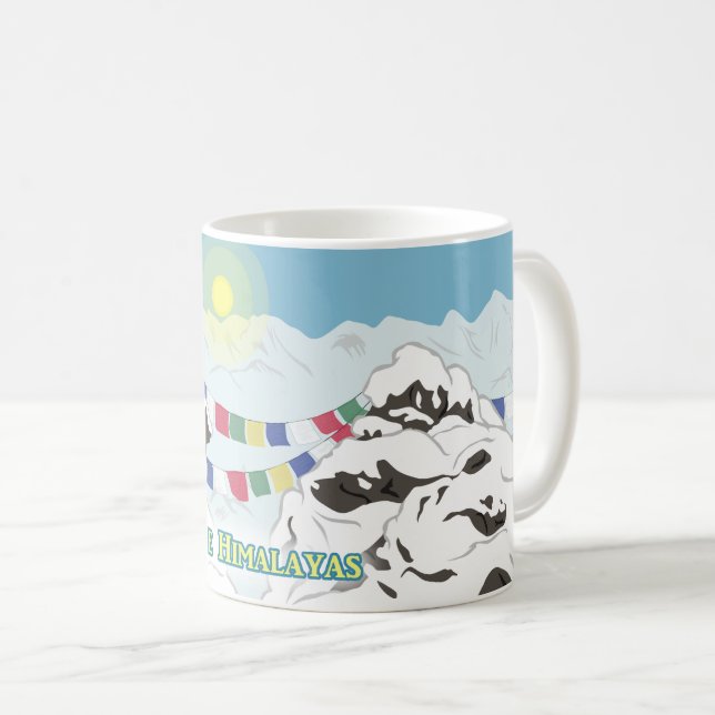 Der Himalaya Kaffeetasse (VorderseiteRechts)