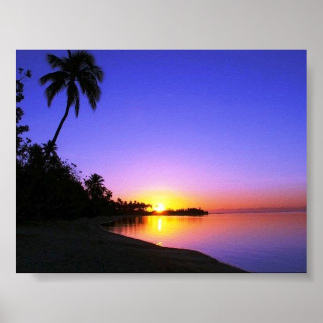 Der Himmel an der Küste Poster (Vorne)