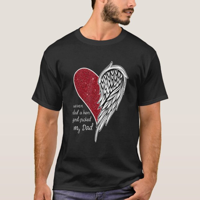 Der Himmel braucht einen Helden, Gott hat meinen V T-Shirt (Vorderseite)