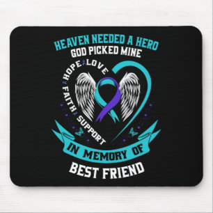 Der Himmel brauchte einen Helden Gott, der meine b Mousepad