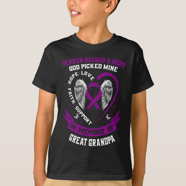 Der Himmel brauchte einen Helden Gott Großer Großv T-Shirt (Vorderseite)