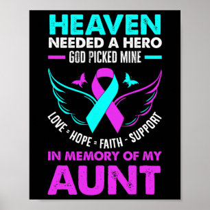 Der Himmel brauchte Helden Gott Pickte meine Tante Poster