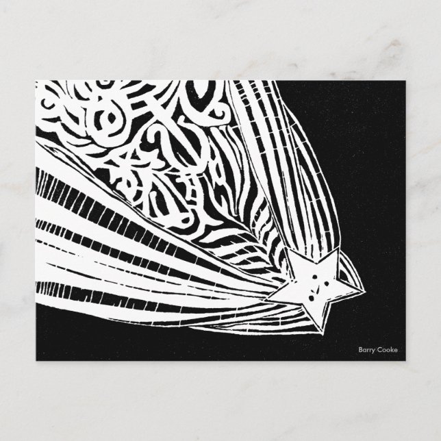 DER HIMMEL FALLT POSTKARTE (Vorderseite)