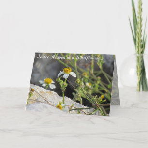 Der Himmel in der Wildblume Karte