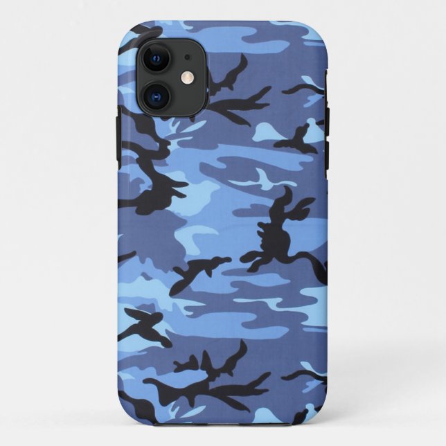 Der Himmel ist das Limit der Sky Blue Camouflage Case-Mate iPhone Hülle (Rückseite)