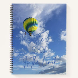 Der Himmel ist das Limit-Notebook Notizbuch