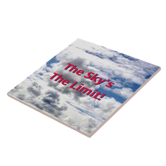 "DER HIMMEL IST DIE GRENZE!" SCHALTEN UND SKY-KERA FLIESE (Seite)