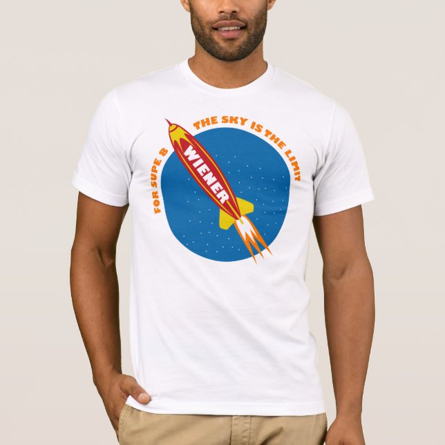 Der Himmel ist die Grenze T-Shirt (Vorderseite)