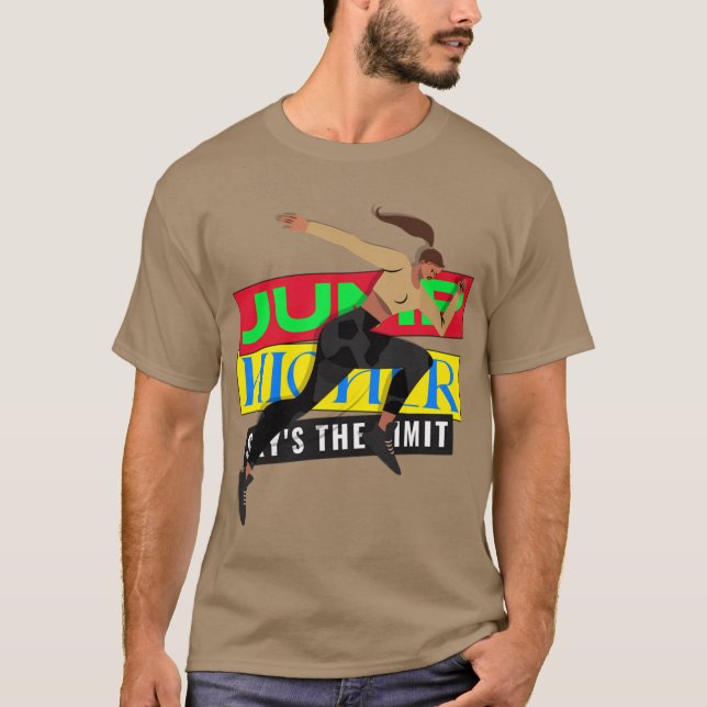 Der Himmel ist die Grenze T-Shirt (Vorderseite)
