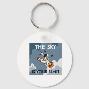 Der Himmel ist Ihr begrenzter Schlüsselanhänger