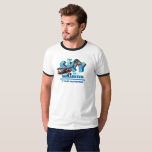 Der Himmel ist mein Spielplatz Männerklingeln T-Shirt