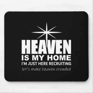 Der Himmel ist meine Heimat Christlicher Glaube Ma Mousepad