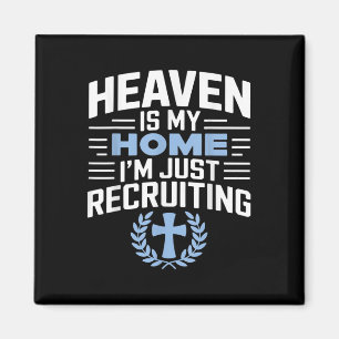 Der Himmel ist meine Heimat, ich werbe nur christl Magnet