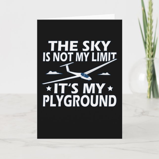 Der Himmel ist nicht mein Limit Karte (Vorderseite)