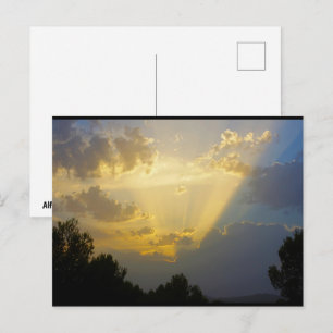 Der Himmel öffnet sich Postkarte