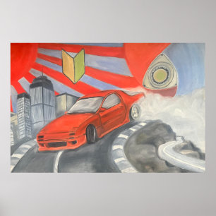 Der Himmel treiben Poster