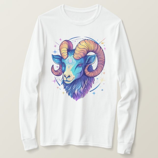 Der Himmels-Widder T-Shirt (Design vorne)