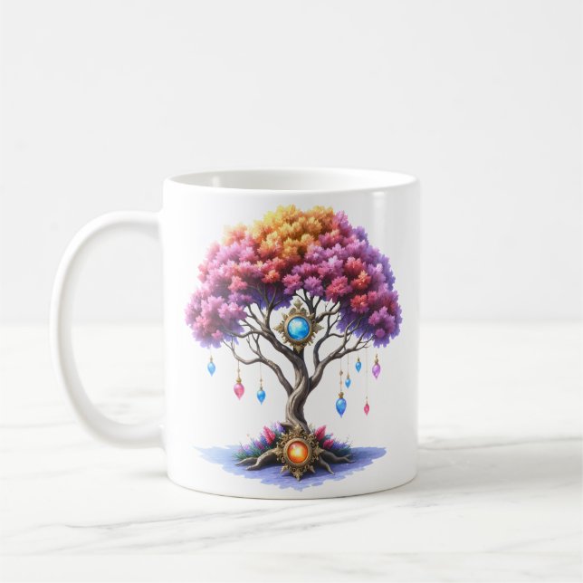 Der Himmelsbaum des Werdens. Kaffeetasse (Links)