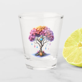 Der Himmelsbaum des Werdens. Schnapsglas