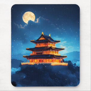 Der Himmelspalast um Mitternacht Mousepad