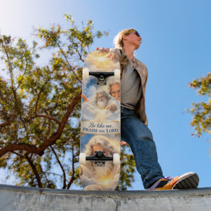 Der himmlische christliche Skateboard Lord