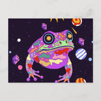 Der himmlische Frosch Postkarte