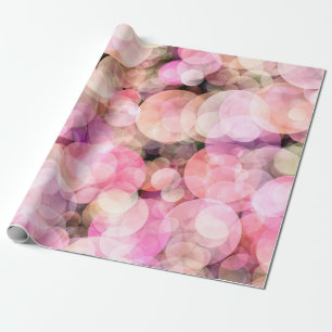 Der Hintergrund blassgelber Blasen. Geschenkpapier