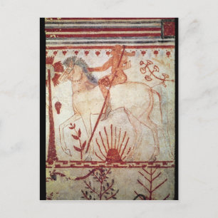 Der Hinterhalt des Trojanischen Prinzentroilus Postkarte