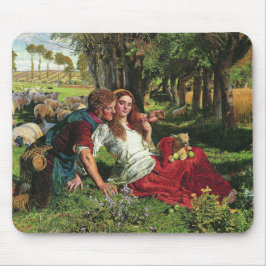 Der Hirte und seine Freundin (von Holman Hunt) Mousepad