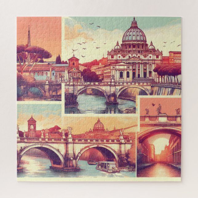 Der historische Charme Roms: Perspektive der Vatik (Vertikal)