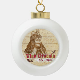 Der historische Graf Dracula Keramik Kugel-Ornament