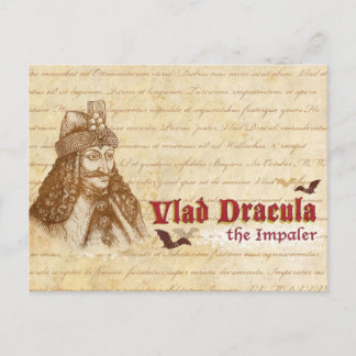Der historische Graf Dracula Postkarte