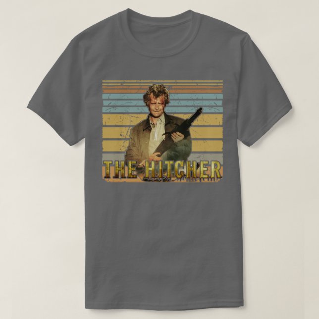 Der Hitcher Retro-Film T-Shirt (Design vorne)