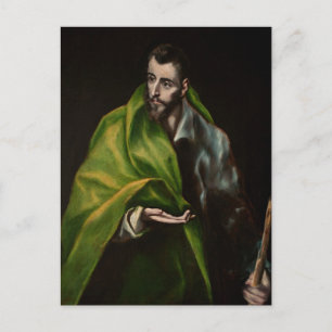 Der Hl. Jakobus der Ältere von El Greco Postkarte