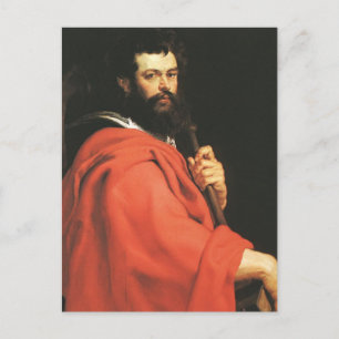 Der Hl. Jakobus der Apostel von Peter Paul Rubens  Postkarte