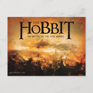 Der Hobbit: DER KAMPF MIT FÜNF ARMIES™-Logo Postkarte