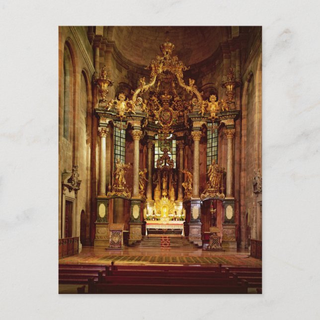 Der Hochaltar im Ostenchor Postkarte (Vorderseite)
