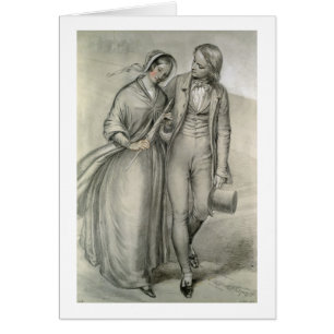 Der Hochzeits-Morgen - die Abfahrt, c.1846