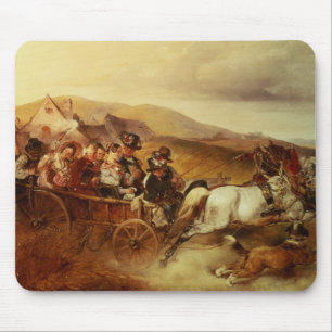Der Hochzeits-Wagen Mousepad