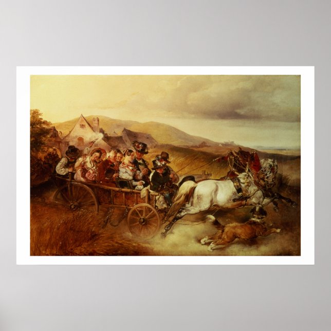 Der Hochzeitskart Poster (Vorne)