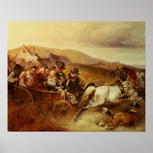 Der Hochzeitskart Poster (Vorne)