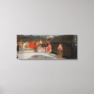 Der Hochzeitsprozess Leinwanddruck