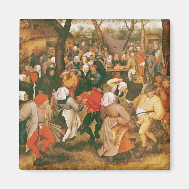 Der Hochzeitstanz von 1607 Magnet (Vorne)