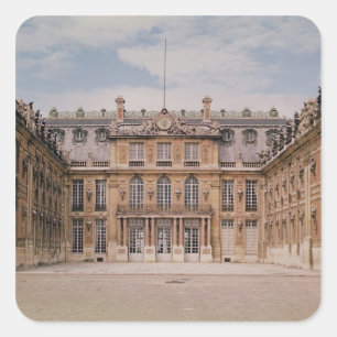 Der Hof Louis XIII oder der Marmor Quadratischer Aufkleber