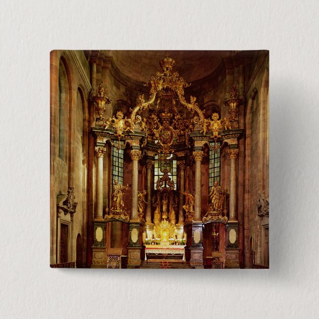 Der hohe Altar im Ostchor Button (Vorderseite)
