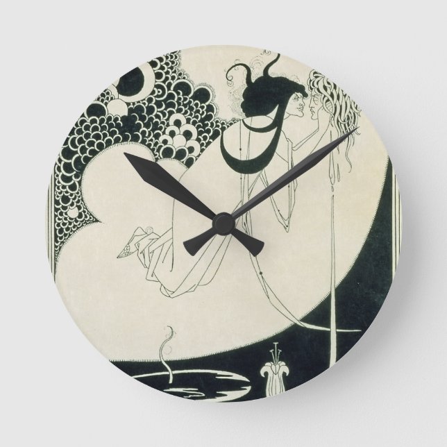 Der Höhepunkt, Illustration von "Salome" durch Runde Wanduhr (Vorderseite)