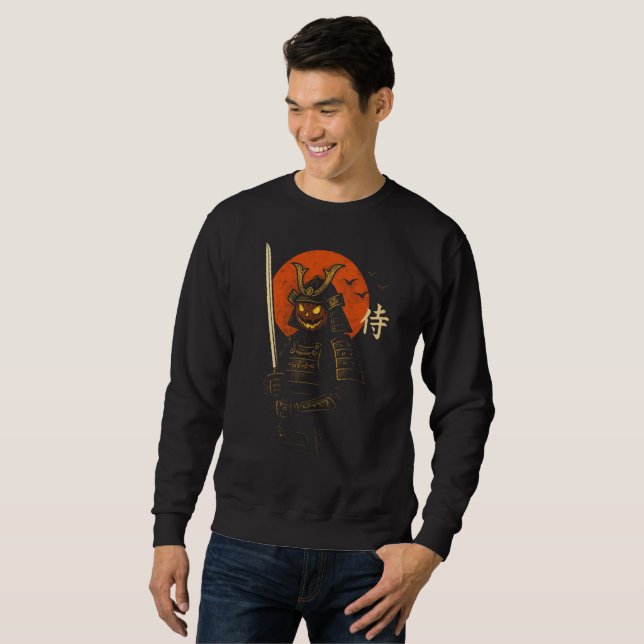 der Höllenspinner Samurai Pumpkin - Todesschuss Sweatshirt (Vorne ganz)