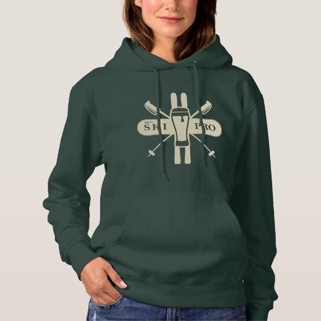 Der Hoodie der Apres Skiprofrauen (Vorderseite)
